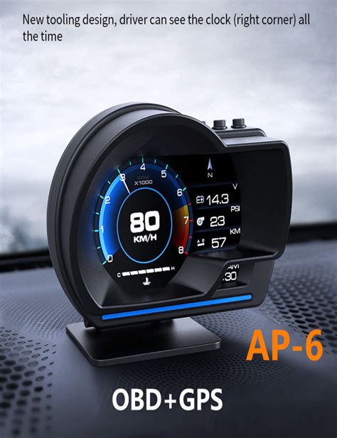 Ap Car Hud Head Up Display Obd Gps Tabla De C Digos De Computadora