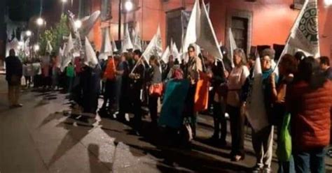 Telefonistas Pensionados Se Manifiestan En Palacio Nacional