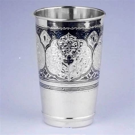 Красивый серебряный стакан. 875* Низкая цена 27900 руб.!