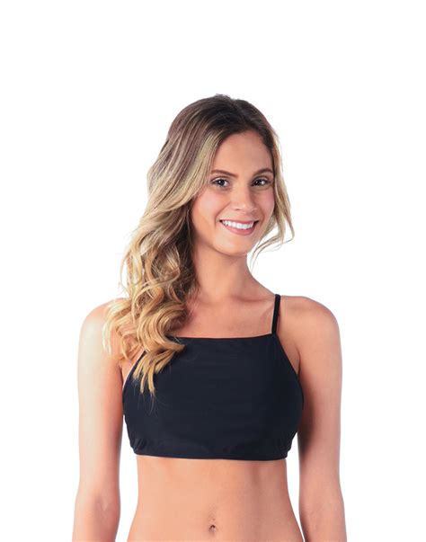 Cropped Bojo Preto Liso Blih Brazilian Bikini