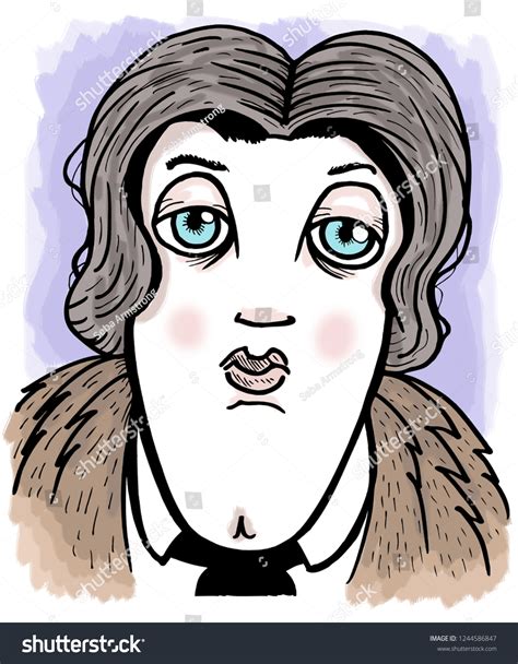 Caricature Oscar Wilde Stock Illustration 1244586847 | Shutterstock