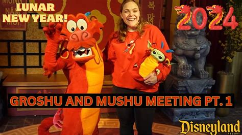 Grogu Meets Mushu Dressed Like Him At Disneyland Pt Lunar New Year