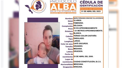 Activan Protocolo Alba Por Desaparici N De Joven Madre Y Su Hijo En