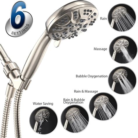 Buy Hopopro 6 Functions Handheld Shower Head Set High Pressure Shower