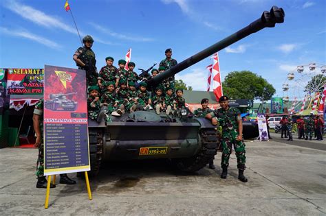 Meriahkan Hut Ke Tni Korem Lilawangsa Gelar Pameran Alutsista