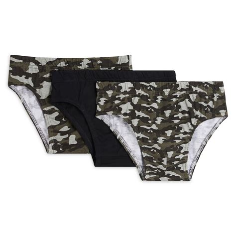 INEXTENSO Lot de 3 slips camouflage garçon pas cher Auchan fr