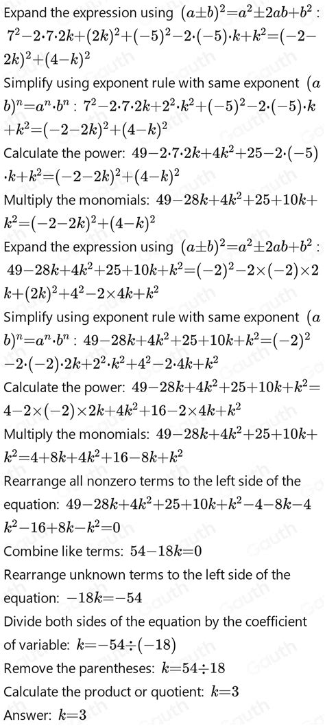 Solved 7 2 K 2 5 K 2 2 2 K 2 4 K 2 [math]