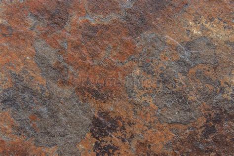 Cobre Afligido Velho Rusty Stone Background Da Terracota De Brown Com