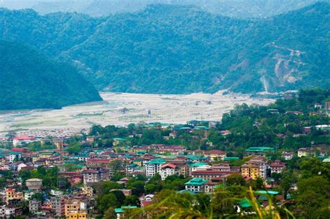 Phuentsholing Heaven S Royal Kingdom Of Bhutan Panorama Wide View