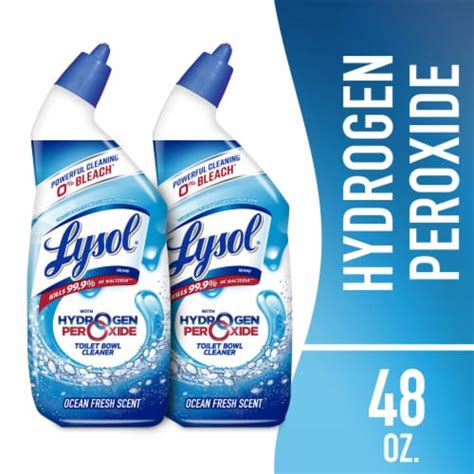 Lysol Hydrogen Peroxide Gel Toilet Bowl Cleaner Disinfectant Ocean