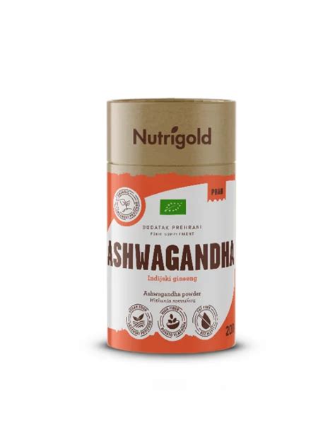 Nutrigold Ashwagandha Prah G Tovarna Zdrave Hrane