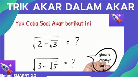 Trik Mengerjakan Soal Akar Dalam Akar Kursus Online Rp Cek