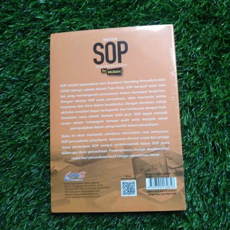 Promo Buku Menyusun Sop Standard Operating Procedure Itu Mudah Diskon