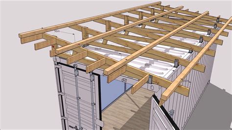 Shipping Container Roof Construction Kjafunky