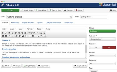 Joomla Article Tutorials Joomlart