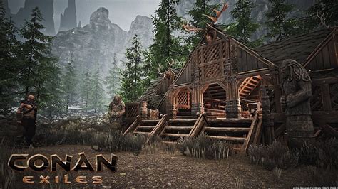 Base Building Building Ideas Conan Exiles Viking House Atlas