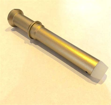 Anodized Gold 5.6 oz AR-10 Rifle Buffer | Shop Pur.Tungsten