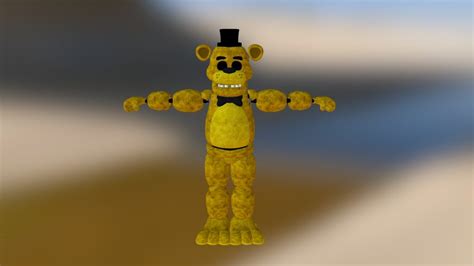 Golden Freddy A 3d Model Collection By Fabrysirman1 Sketchfab