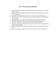 Atp Seq Docx Atp Structured Essay Questions Describe The