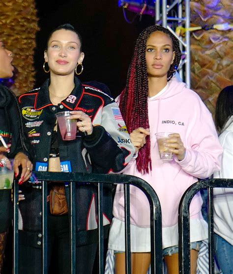 Bella Hadid and Joan Smalls – Kylie and Kourtney's official afterparty ...