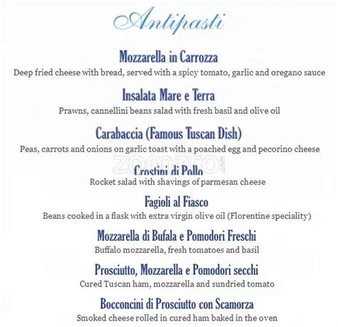 La Famiglia Menu, Menu for La Famiglia, Chelsea, London - Zomato UK