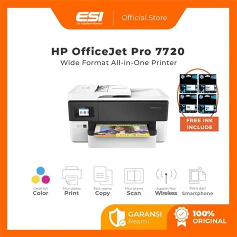 HP OfficeJet Pro 7720 Wide Format All In One Printer Y0S18A Lazada