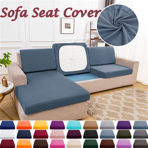 Colors Elastic Sarung Kusyen Sarung Sofa Seat Covers L Shape