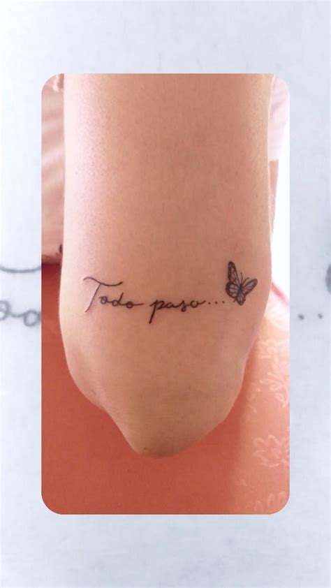 Tatuaje Todo Pasa Ideas De Tatuaje Peque O Tatuajes Discretos