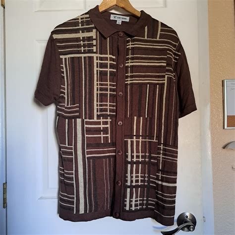 Stacy Adams Brown Polo Fits Like Medium Depop