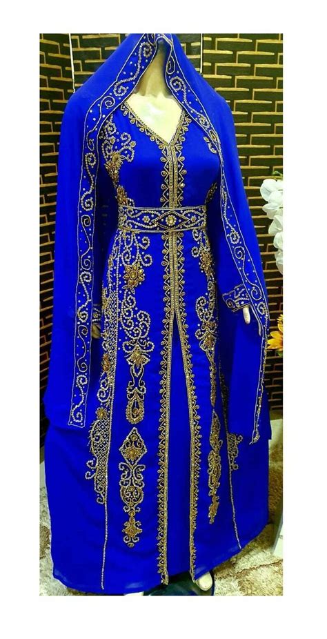 Dubai Moroccan Royal Kaftan Farasha Arabic Islamic Modern Etsy