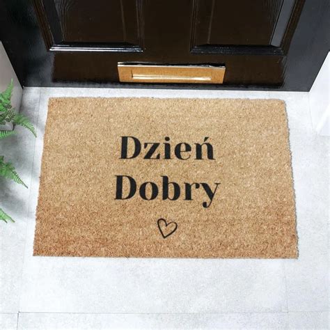 Dzien Dobry Wycieraczka Artsy Mats