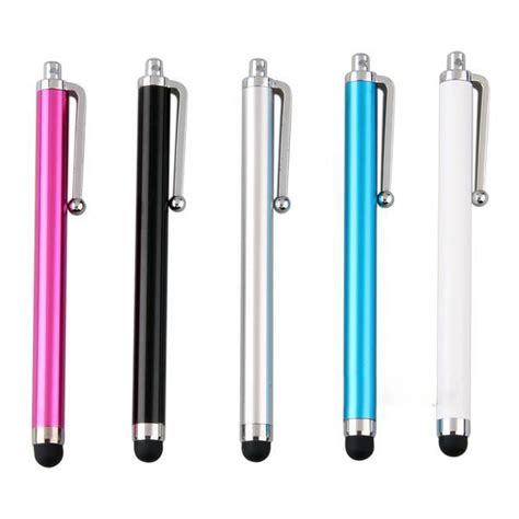 Bolígrafo Stylus De Pantalla Táctil De 8 Colores Para Iphone 5 4s Ipad 32 Ipod Touch Suit