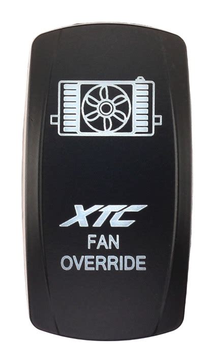 XTC Power Products Dash Switch Rocker Face Fan Override 5 0 35