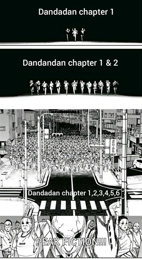 [Meme] how the fandom grew with each chapter release : r/Dandadan