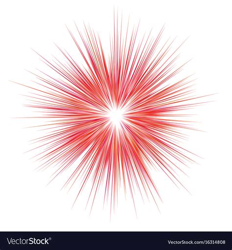 Abstract red explosion blast background Royalty Free Vector