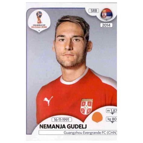 Sticker Nemanja Gudelj from Serbia Panini World Cup Russia