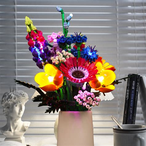 LocoLee LED Licht Kit für Lego 10313 Wildblumen Bouquet Dekor