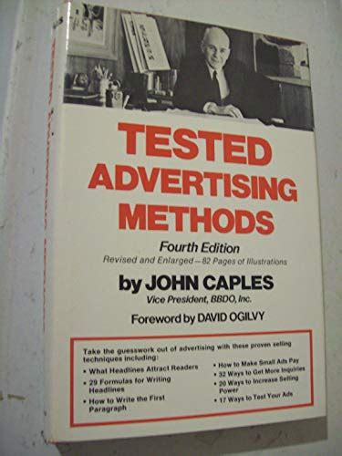 Tested Advertising Methods - Caples, John: 9780139069093 - ZVAB