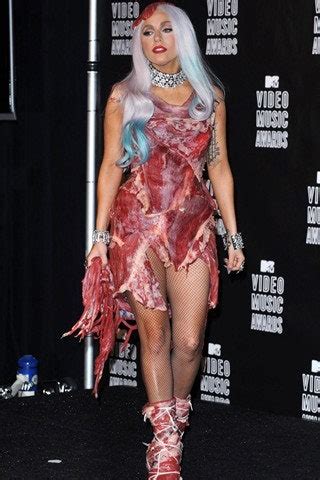 Lady Gaga Meat Dress Explanation British Vogue British Vogue