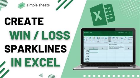 Create Win Loss Sparklines In Excel Visualizing Success And Failure