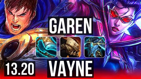 Garen Vs Vayne Top M Mastery Games Dominating