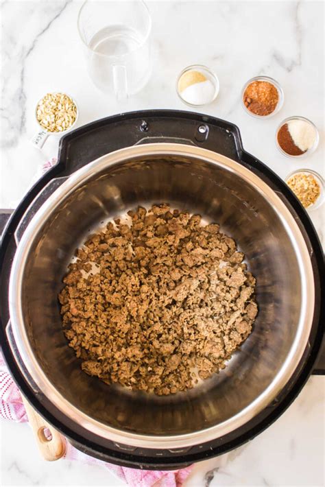 Instant Pot Copycat Taco Bell Ground Beef Eating In An Instant