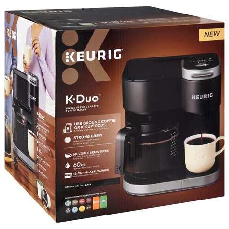 Keurig K-Duo Black Single Serve & Carafe Coffee Maker - Shop Coffee ...