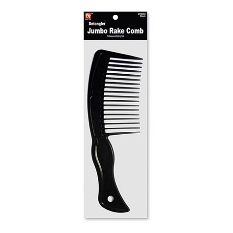 Black Detanger Jumbo Rake Comb Beauty Town International Inc