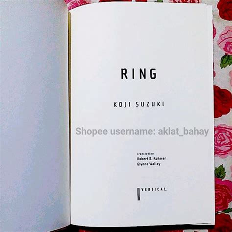 Ring By Koji Suzuki Missing Dustjacket Hobbies Toys Books