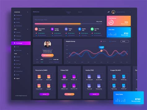 File Manager Dashboard Ui Design In Progress By Md Shohanur Rahman On