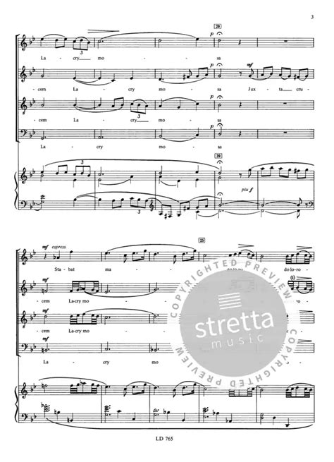 Adagio In Gm Stabat Mater Satb Von Tomaso Albinoni Im Stretta Noten