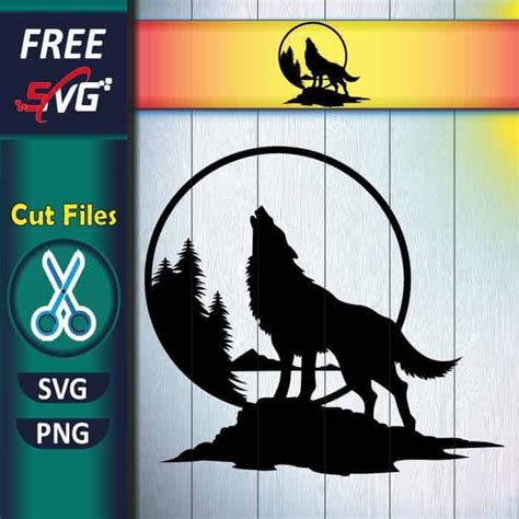 Howling Wolf Svg Free Free Svg Files