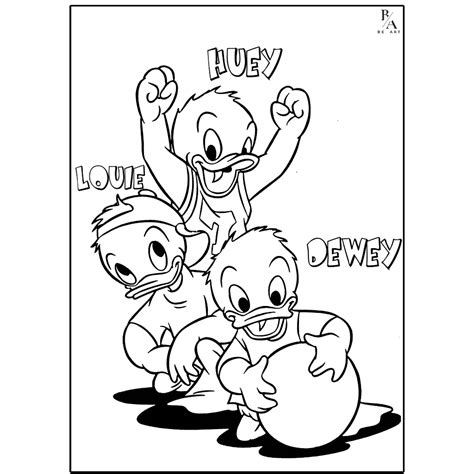 Jual Kertas Gambar Mewarnai Anak A4 Donald Duck Shopee Indonesia