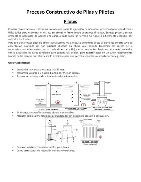 DOCX Proceso Constructivo De Pilas Y Pilotes PDFSLIDE TIPS